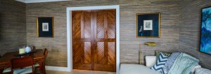 knotty barn track doors - Simmons Custom Cabinetry & Millwork Inc.