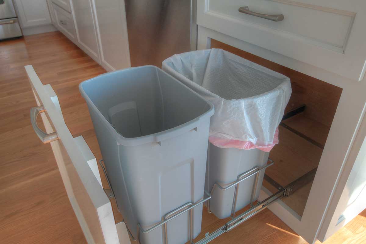 Double Trash Can Insert Our Standard In Every Kitchen Simmons