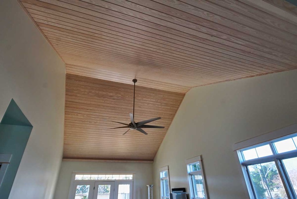 WhiteAshTongue&Groveceiling Simmons Custom & Millwork